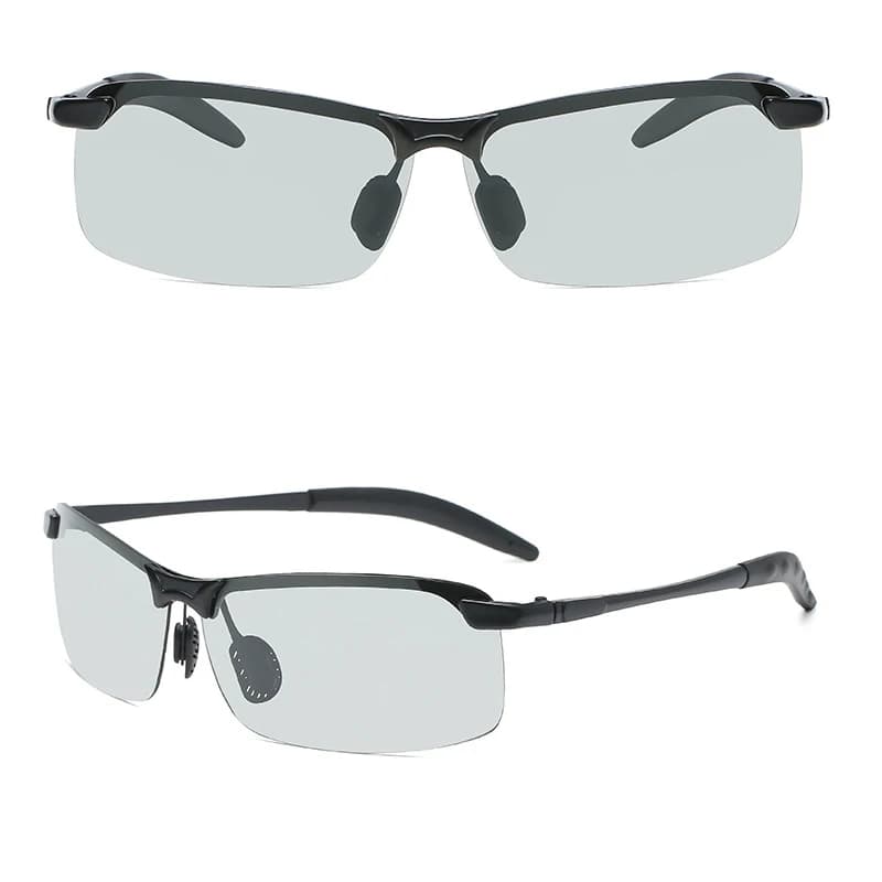 Lunettes de soleil polarisées classiques pour hommes, photochromiques, pour la conduite, changement 