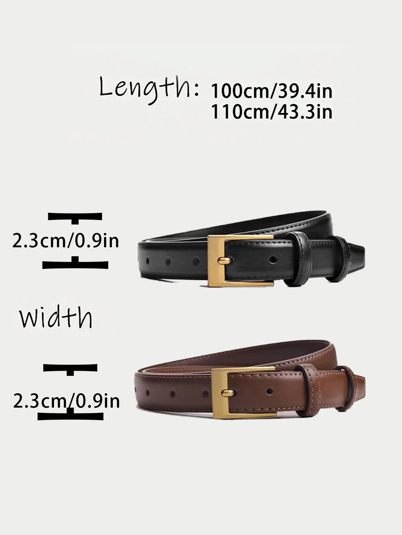 Ceinture femme mode haute qualité boucle ardillon ceinture véritable luxe souple ceinture en cuir PU