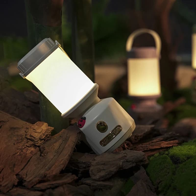 Lampe de camping LED aste, 3 documents, gradation en continu, extérieur, portable, lumière d'urgence