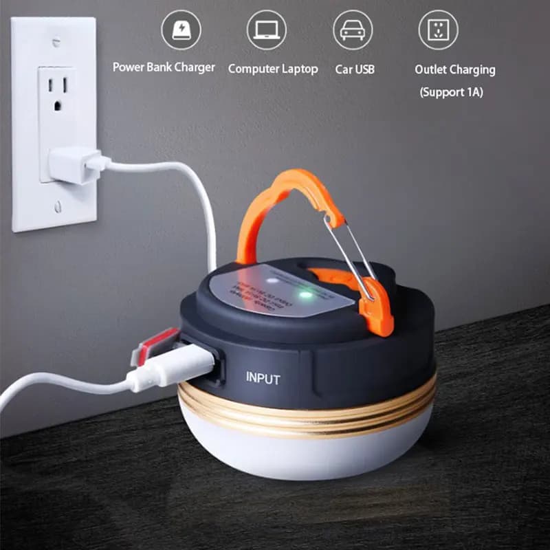 Lanterne LED Portable pour Camping, 3 Modes d'éclairage, camplights suspendus, tente extérieure, lam