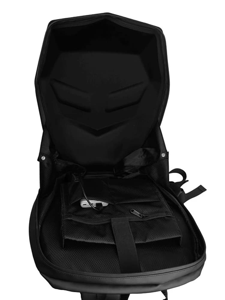 LED Knight – sac à dos de cyclisme pour casque de moto, Bluetooth, étanche, coque rigide, sacs pour 