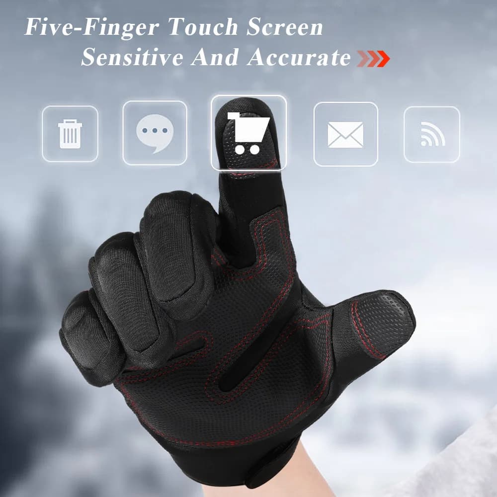 Gants thermiques à écran tactile, équipement de protection, coupe-vent, non ald, sports de plein air