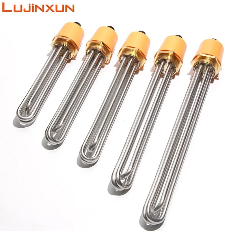 LUJINXUN-Chauffe-eau électrique à immersion, 1 1/4 pouces, 152 Chr32 1.25 pouces, 220/380V, pour cha