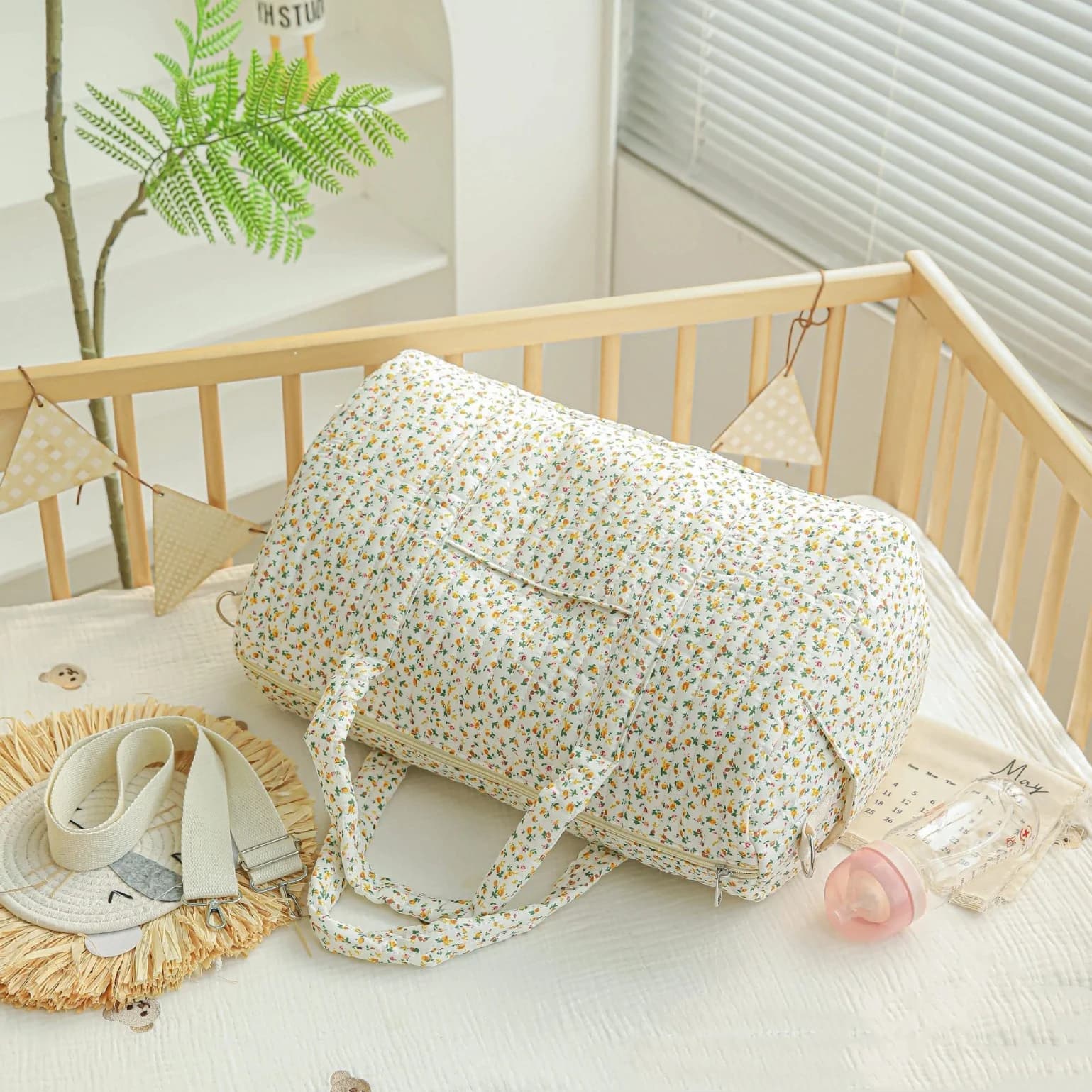 Sac de maman de grande capacité, fourre-tout de voyage pour femmes, sac à couches pour bébé, sac à b