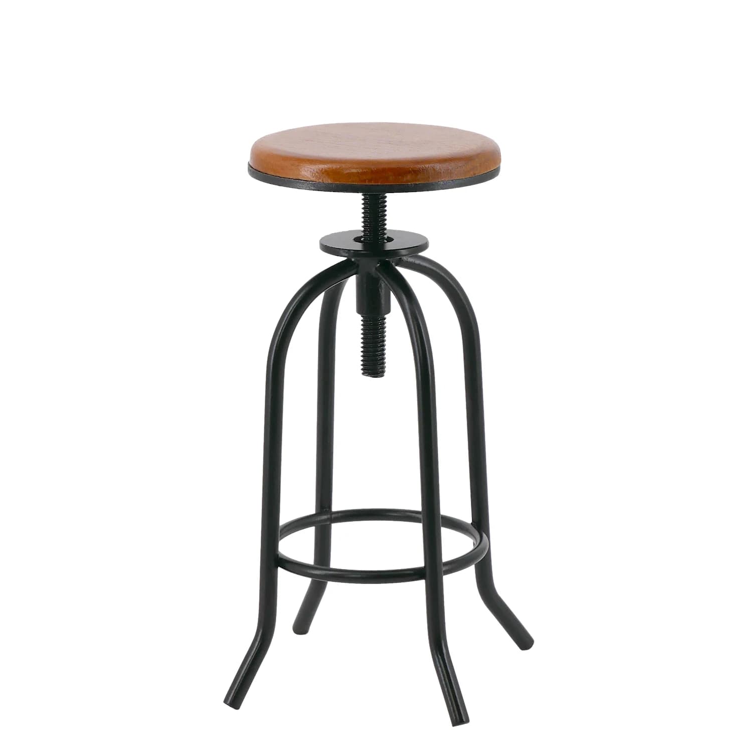 1/6 maison de poupée modèle meubles accessoires mini modèle chaise de bar en métal/chaise de salle à
