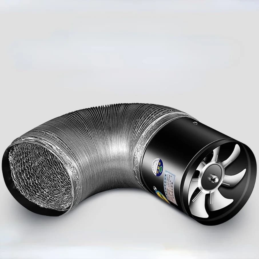 4''6''8'' tuyau ventilateur d'échappement ventilateur d'air tuyau métallique Ventilation ventilateur