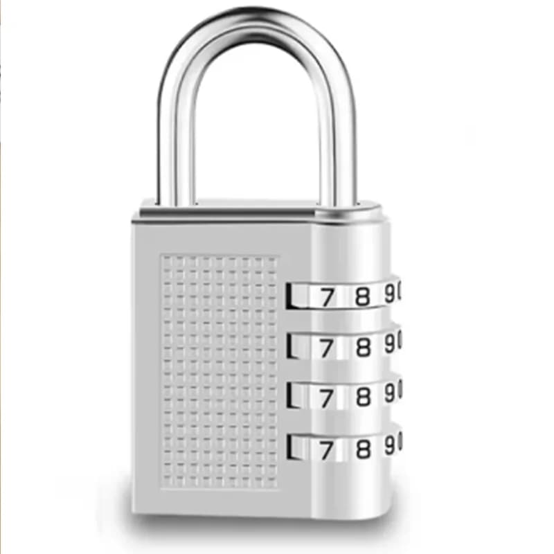 Cadenas à combinaison à 4 chiffres de haute qualité, antirouille et résistant aux intempéries, pour 