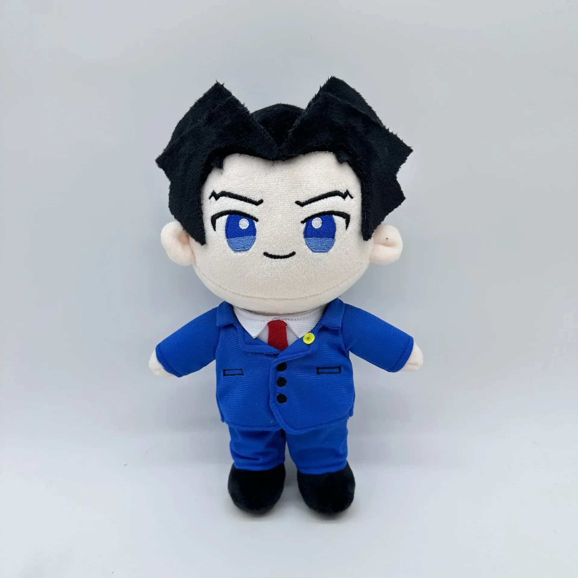 25 cm Anime Ace avocat Phoenix Wright Miles Edgeworth poupée en peluche poupée douce de noël pour ca