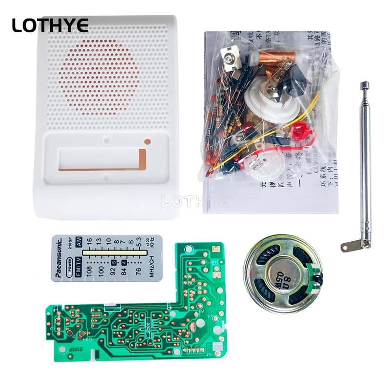 CF210SP FM AM Radio Kit d'assemblage bricolage expérience d'enseignement électronique assembler Kit 