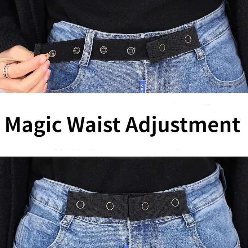 Ceinture artificiel astique Invisible pour Homme et Femme, Accessoire pour Jeans, 6 000 Ajustables, 