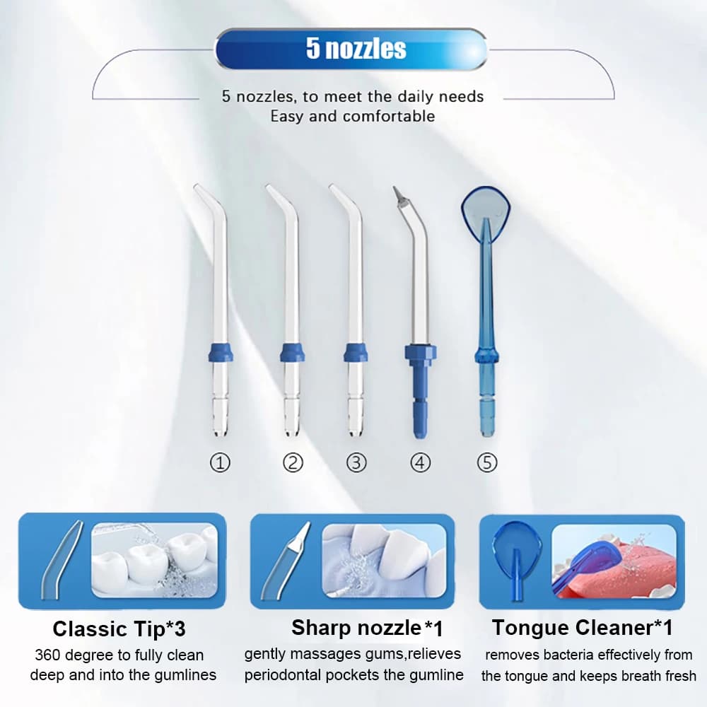 Irrigateur buccal, hydropulseur dentaire électrique à haute pression, Machine à laver la bouche, 800