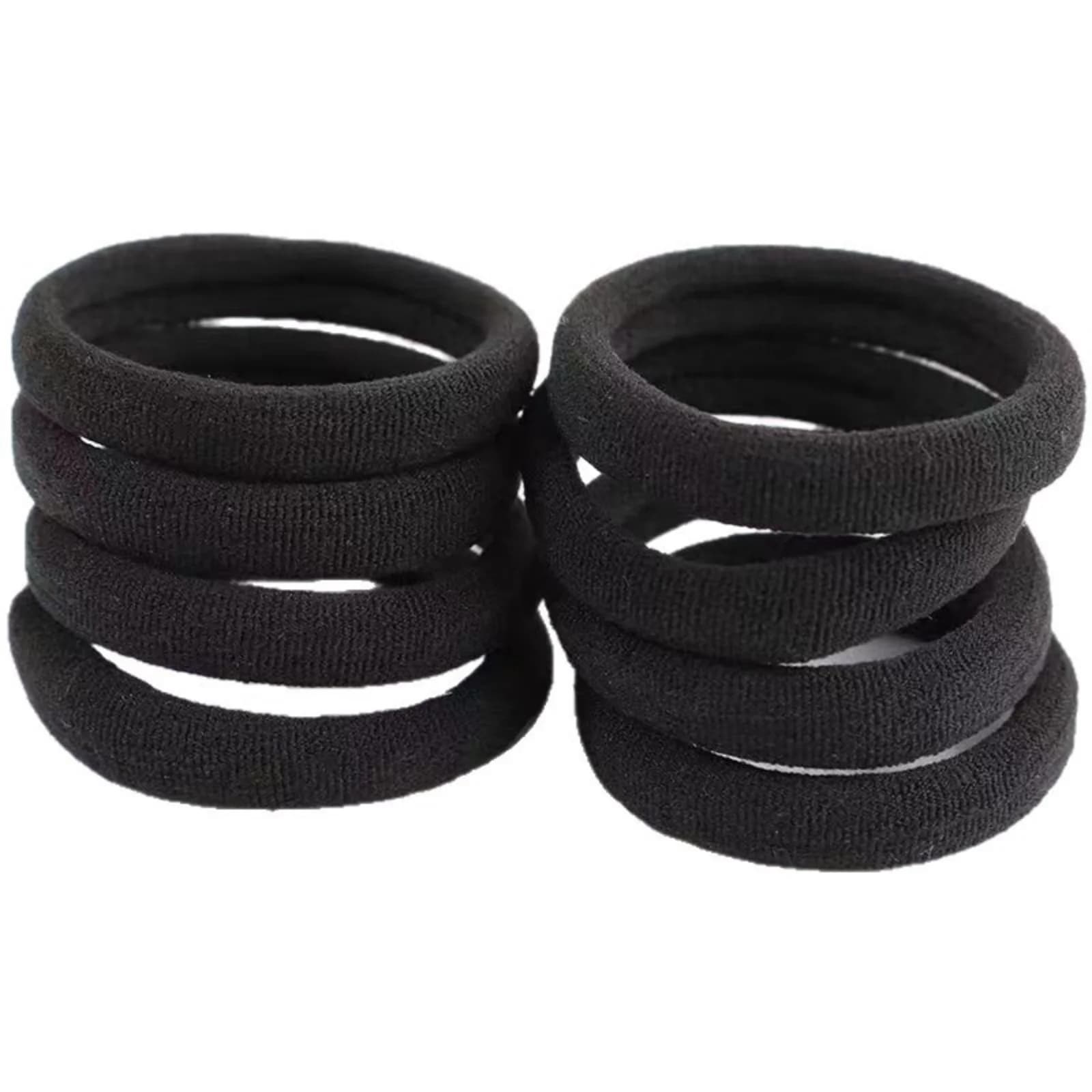 10-100 pièces noir haute élasticité bandeau serviette bandeau 4CM sans couture cheveux corde en cuir