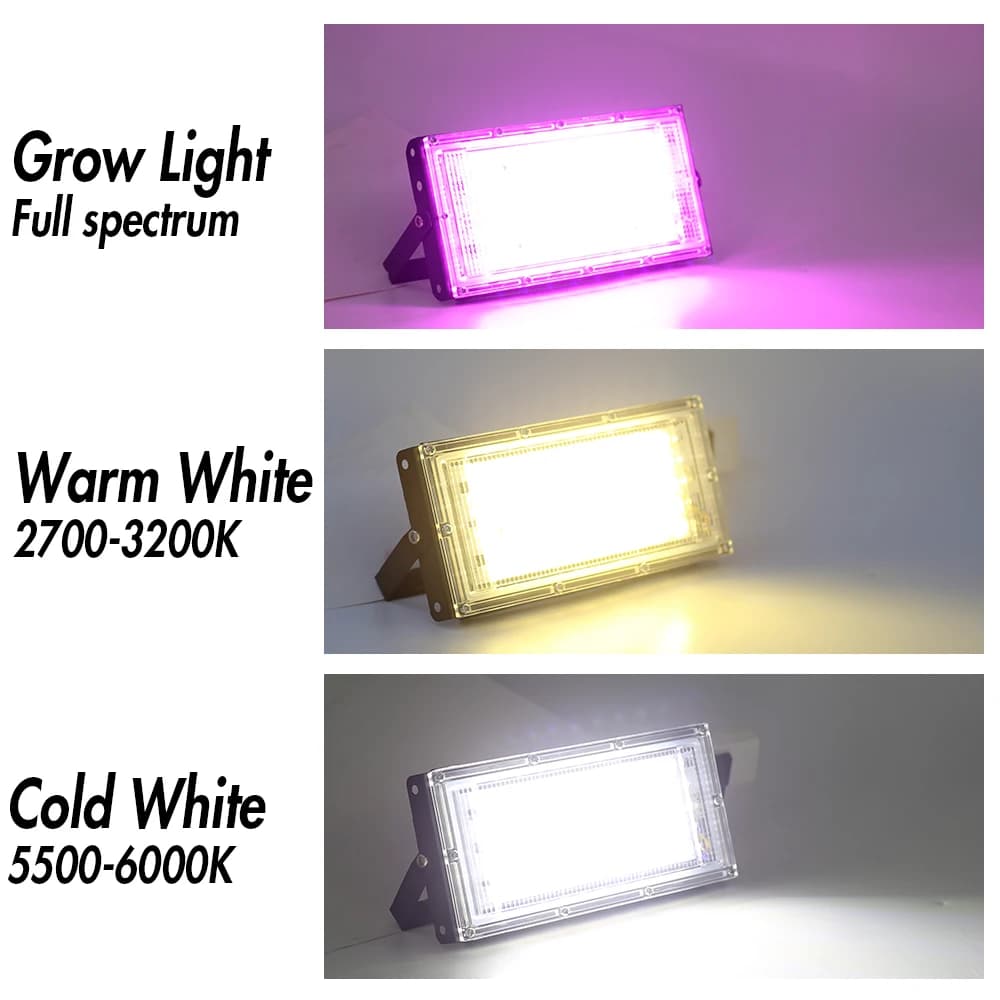 Projecteur LED pour maison extérieure 50W 100W 150W AC 220V Foco LED plafonnier extérieur Dowm éclai