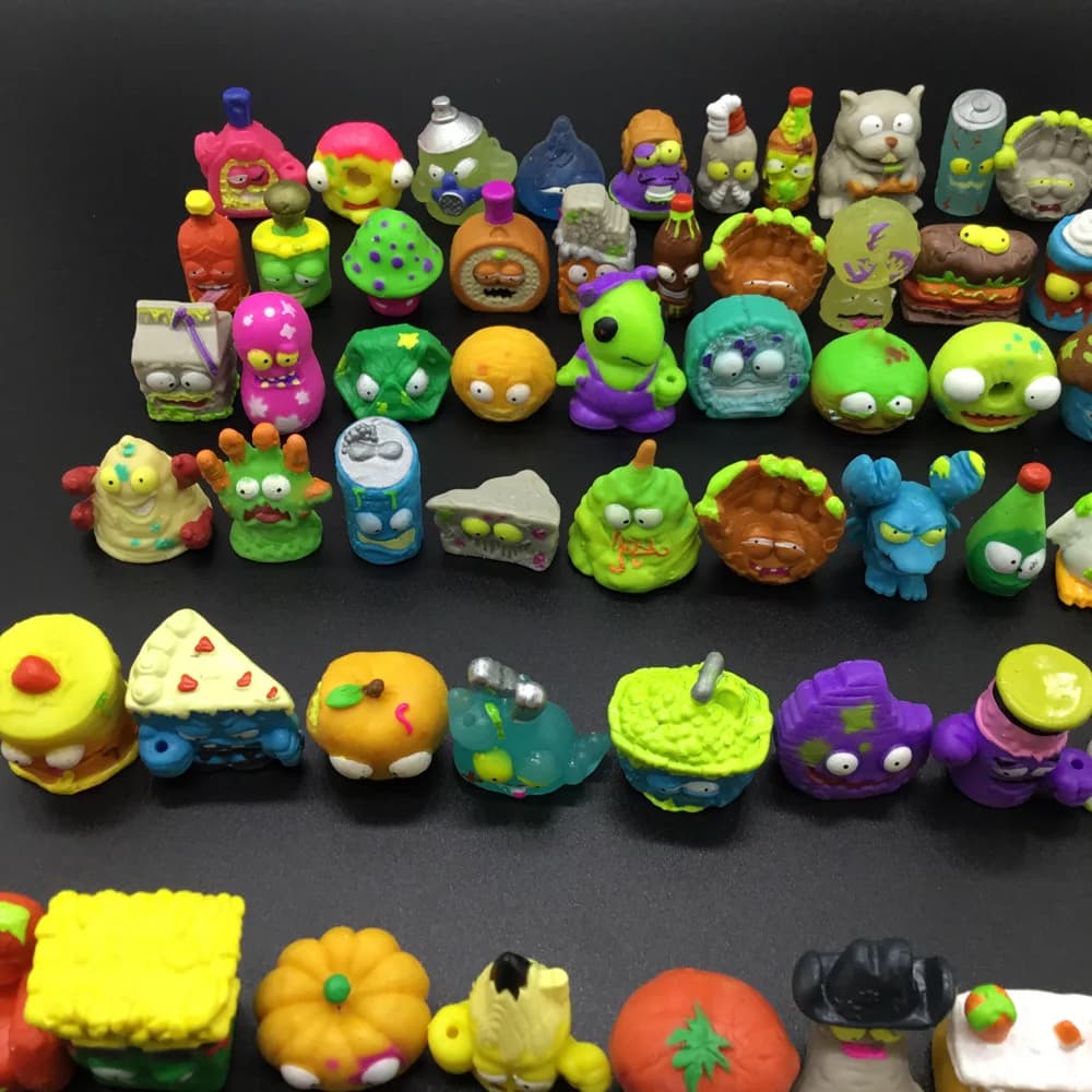 Figurines de Collection de ordures pour enfants, 20 à 100 pièces, 2 à 3cm, modèles de jouets, cadeau