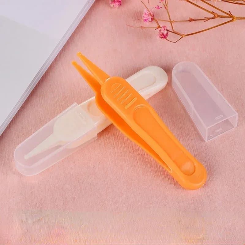 Pincettes en plastique pour bébé, outil de nettoyage du nez, pincettes de sécurité pour enfants, pin