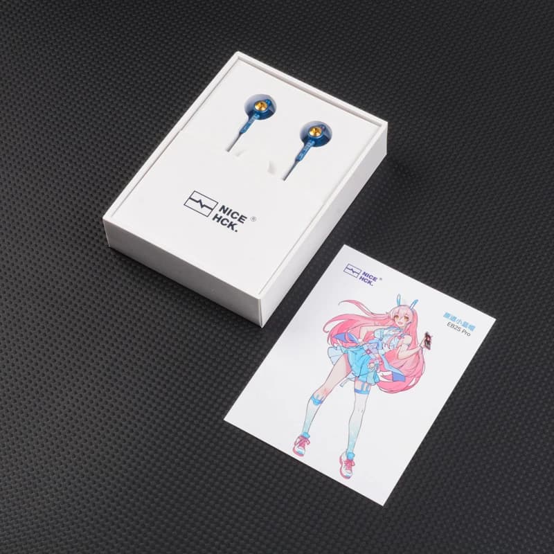 NICEHCK EB2S PRO 3.5/4.4mm prise Microphone à tête plate écouteurs HIFI filaire écouteur 15.4mm LCP 