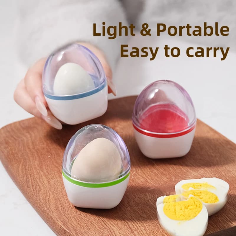 Joie-Boîte de rangement portable pour œufs, 2 pièces, coquetiers, conteneur antichoc, porte-œufs pou