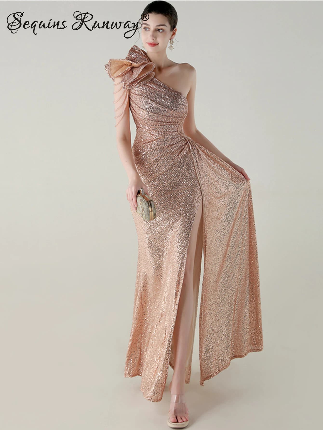 Sexy dos nu blanc sequin robe d'été femmes élégantes robes longues de fête pour femme de luxe annive