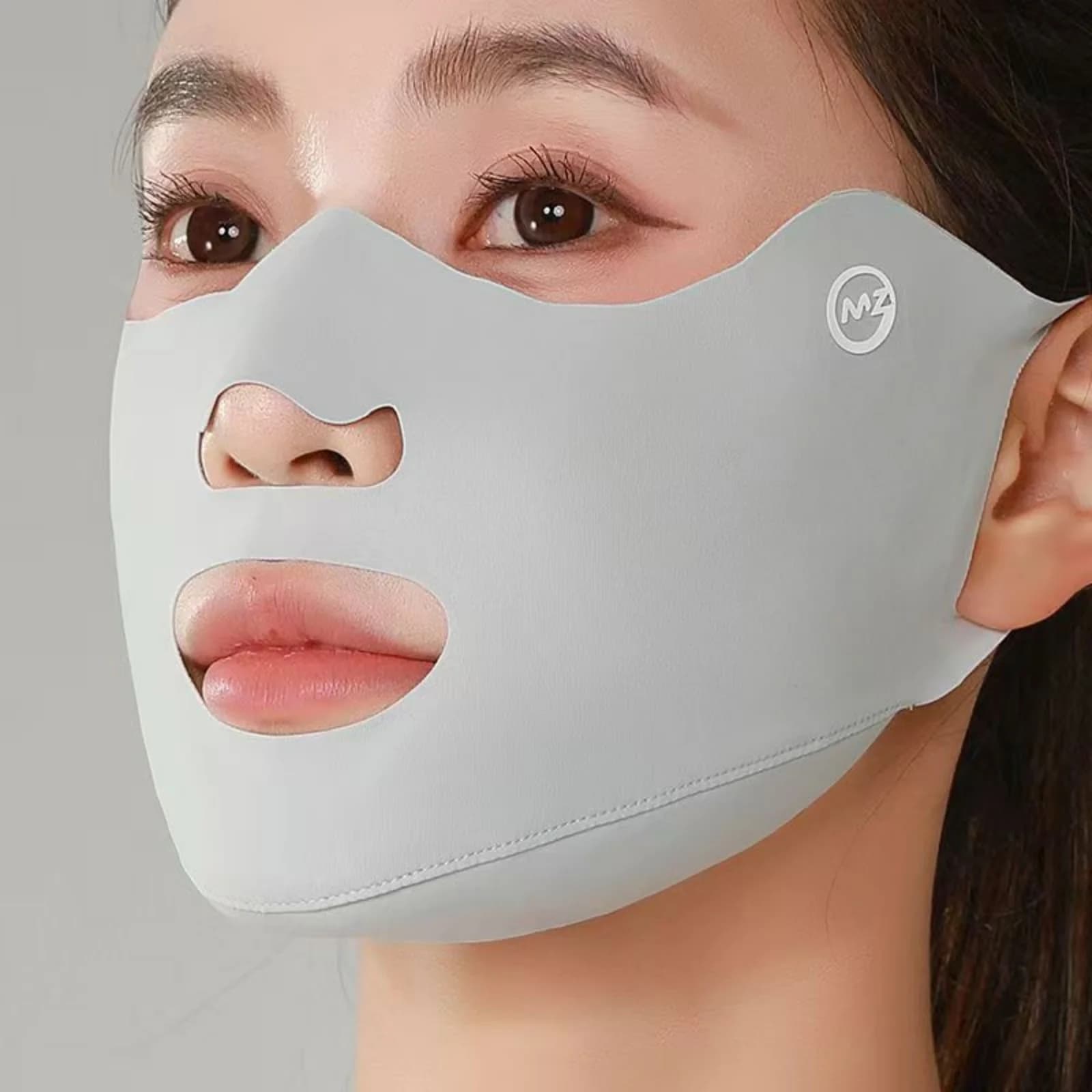 Masque respirant en soie glacée, lavable, anti-poussière, protection solaire, Anti-UV, pour la condu