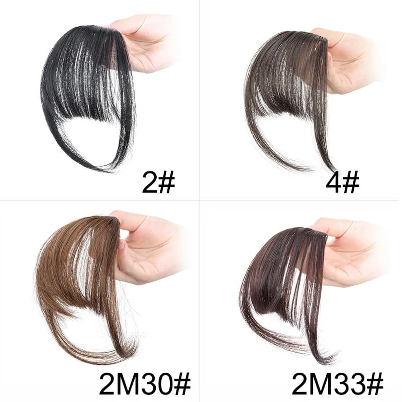 Extension capillaire synthétique fausse frange d'air Invisible, postiche à franges avant, accessoire