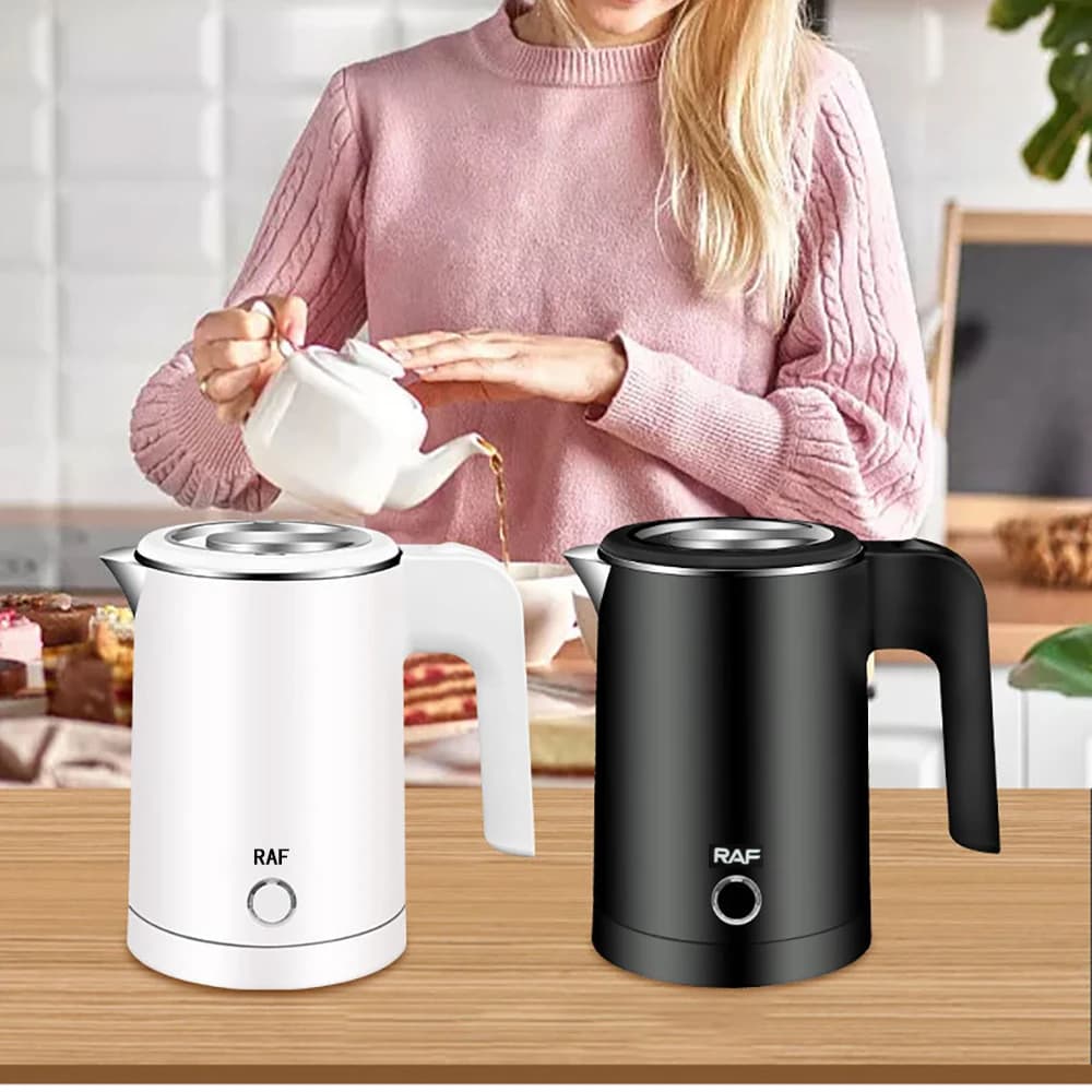 Bouilloire électrique de voyage thé café 0,8 l en acier inoxydable chaudière à eau Portable Pot pour