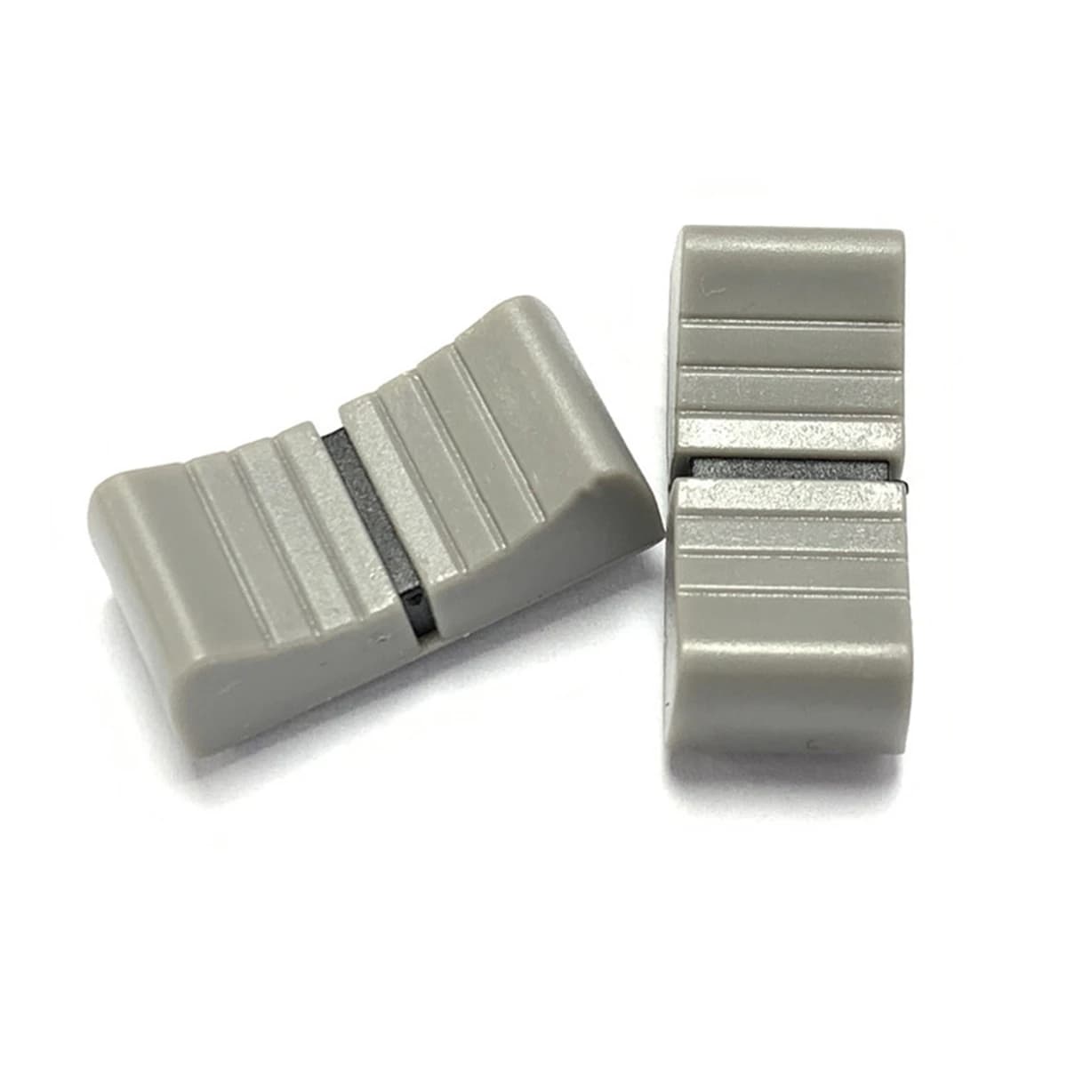 Lèvent de Fader de Remplacement pour Potentiomètre, Bouton Gris, Marque Noire, Console de Centre Com