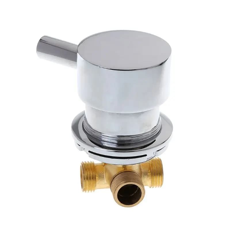Mitigeur thermostatique G1/2 ", robinet mélangeur d'eau chaude et froide, robinet deux entrées et un