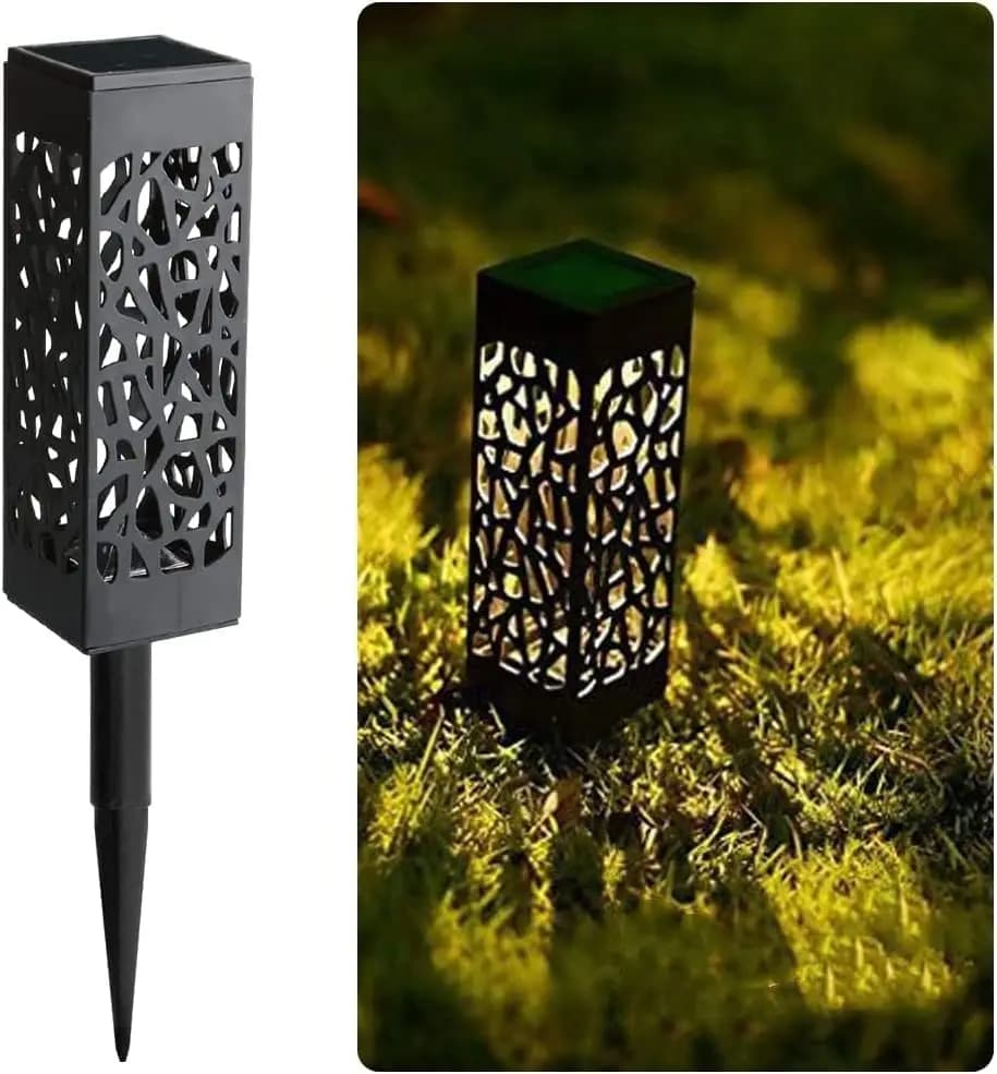 Lumière de jardin solaire étanche lampe de pelouse extérieure jardin projecteur solaire voie paysage