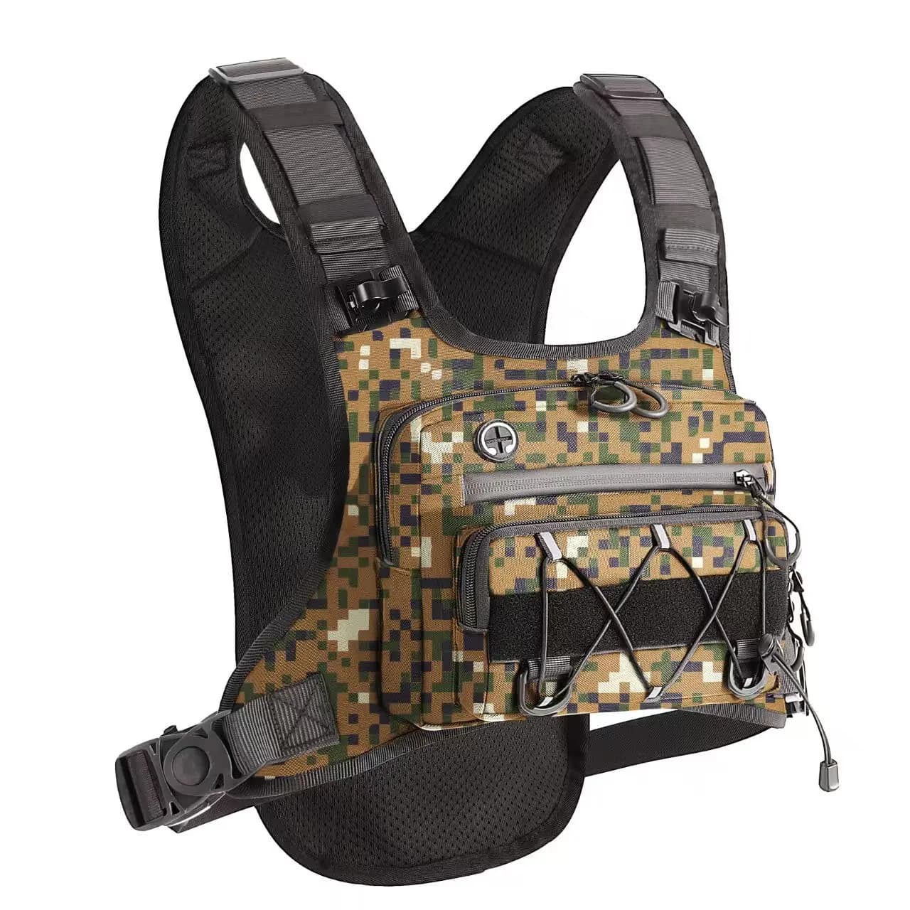 Sac bandoulière tactique imperméable pour homme – Idéal pour la course, les voyages, la randonnée et