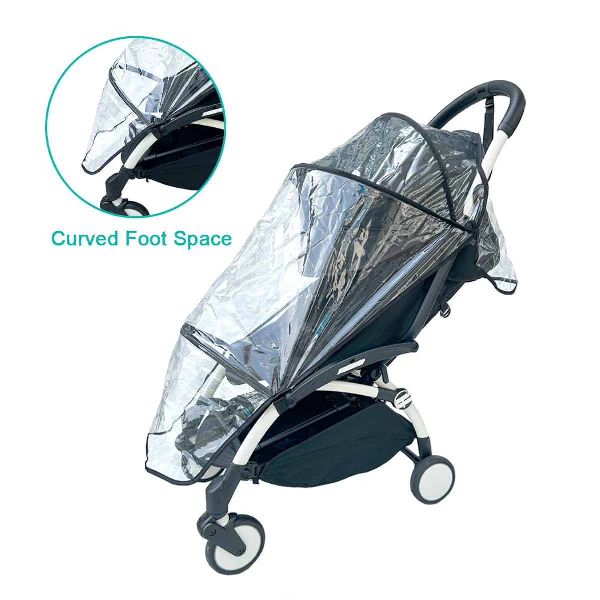 Housse de pluie pour poussette pour Babyzen YOYO/YOYO+/YOYO2 & Stokke YOYO3 - Protection météo EVA t