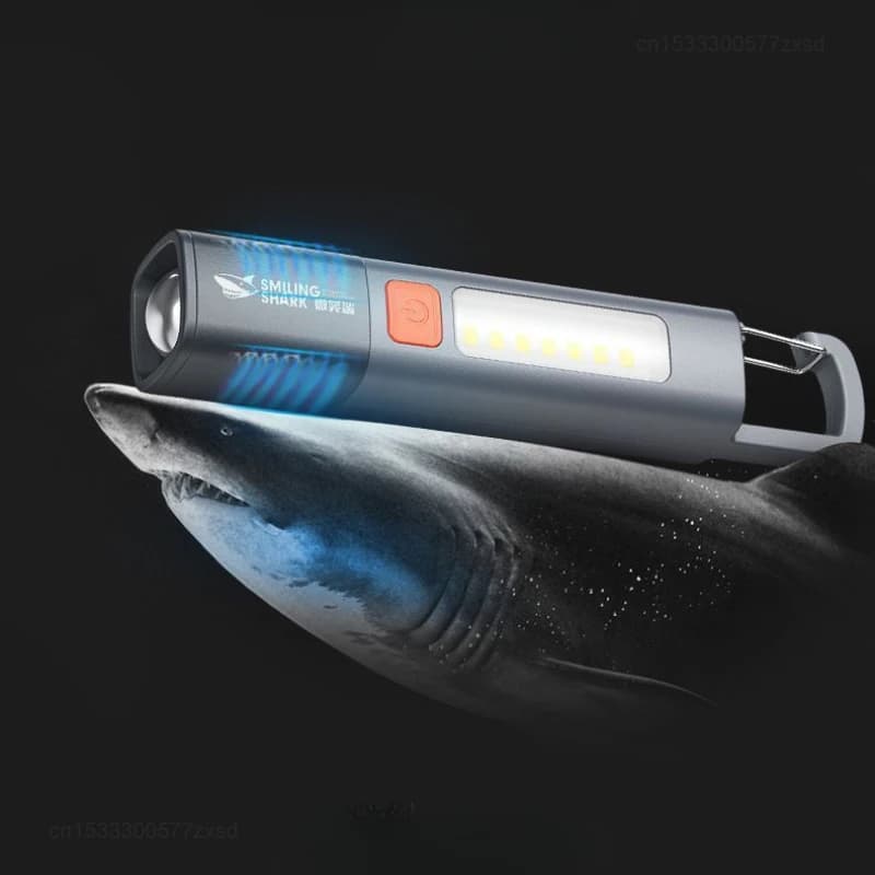 Lampe de poche Mijia pour l'extérieur, portable, lumière puissante, mise au point variable, avec pro