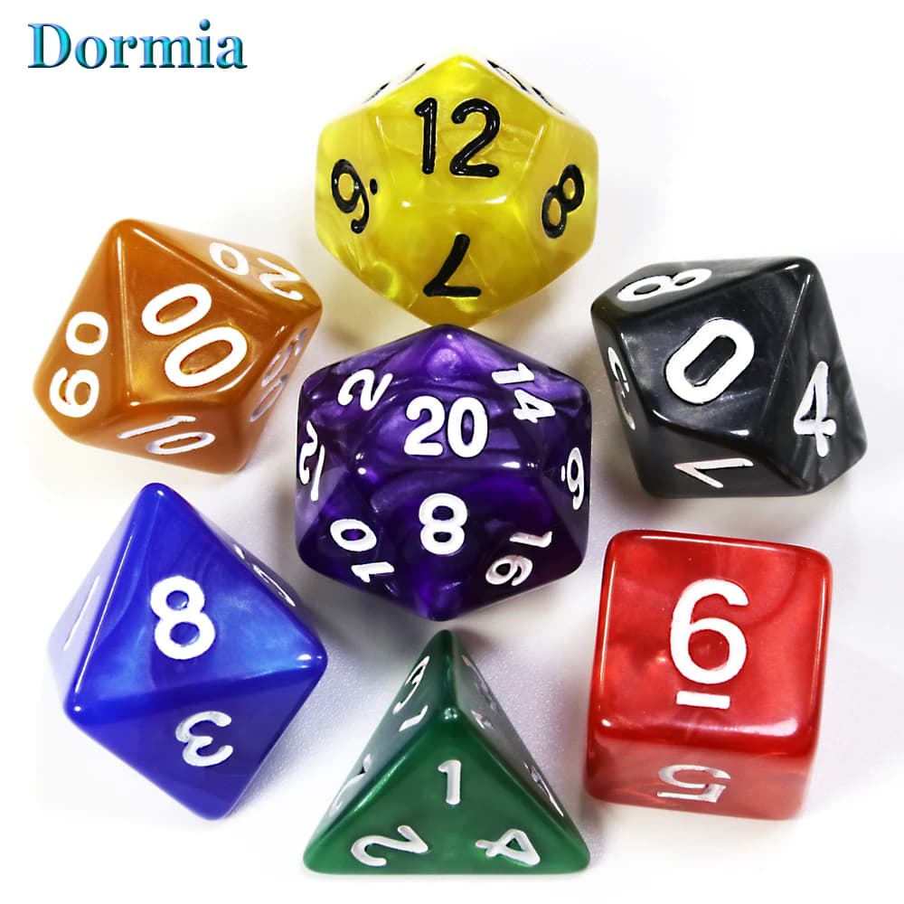 Dés personnalisés DND dés de marbre différentes couleurs disponibles et beau effet de marbre effet d