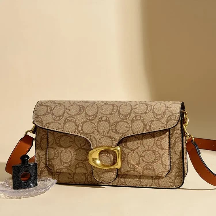 Sac à bandoulière Hobo vintage pour femme, nouveau design à boucle 2026, sac polyvalent en toile mon