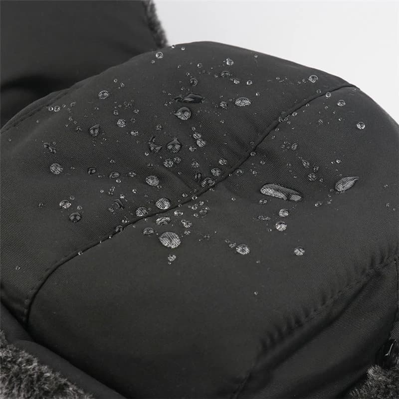 Chapeau d'hiver pour homme, chapeau de trappeur russe, avec Badge soviétique, fausse fourrure, rabat
