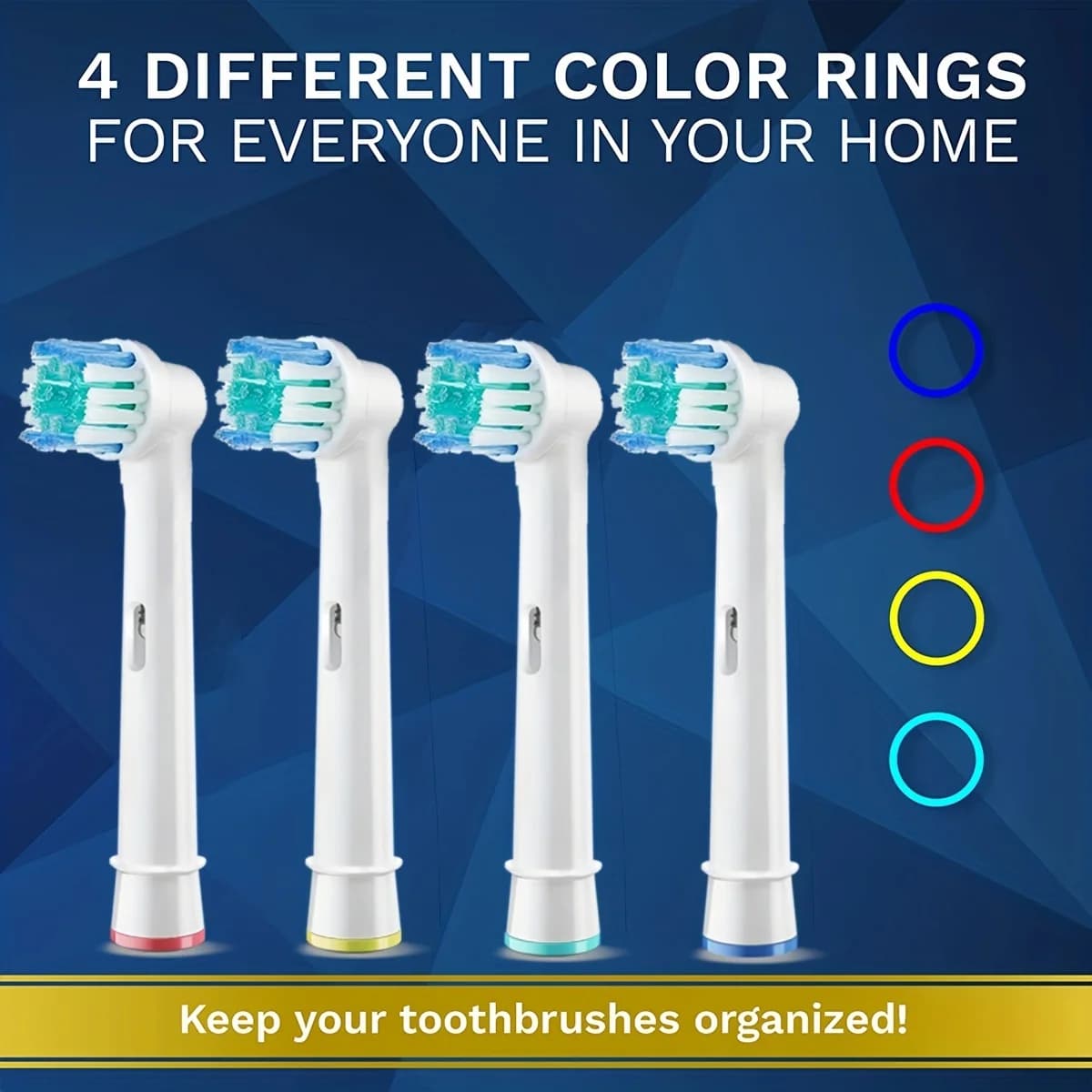 Têtes de rechange pour brosse à dents électrique Oral B Braun, 16 pièces/paquet, têtes de brosse de 