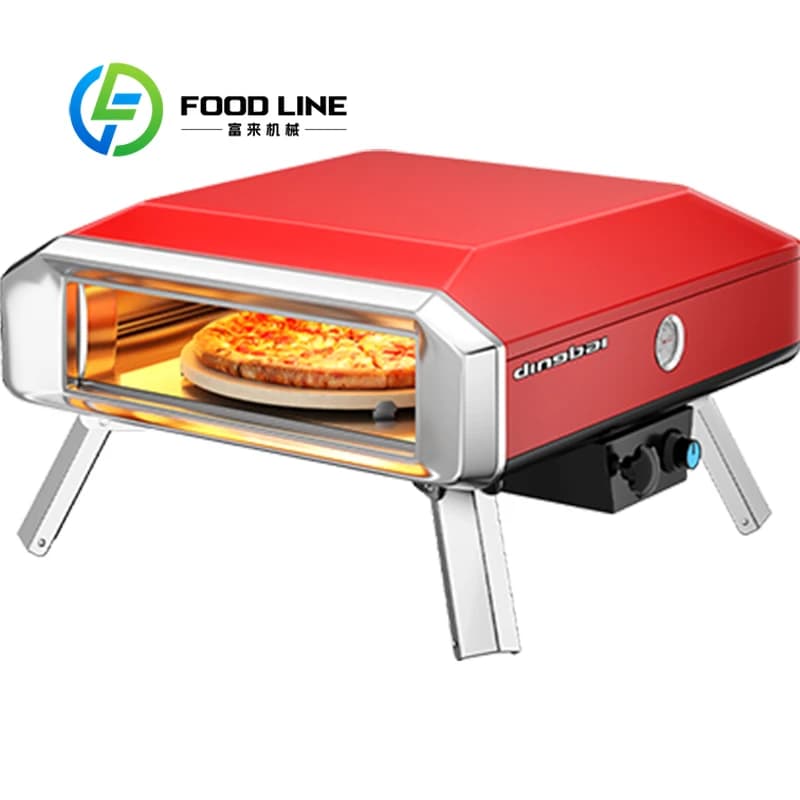 Four à pizza au gaz portable de 16 pouces, personnalisable, pour usage commercial et domestique, ave