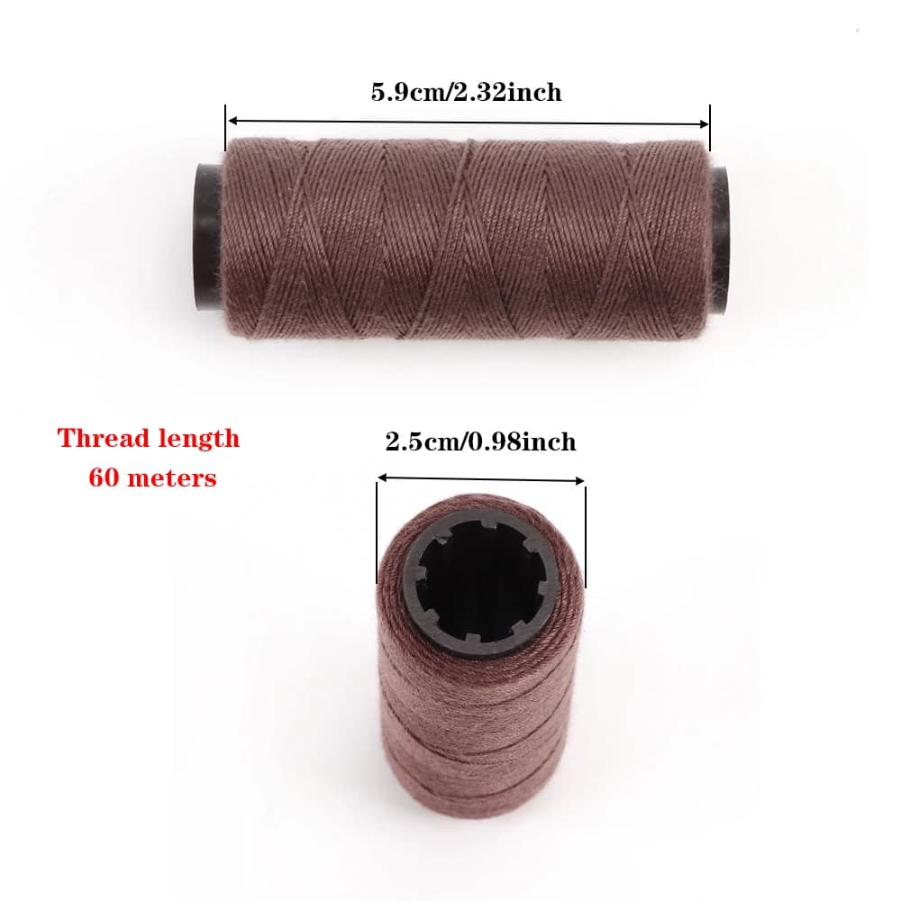 Aiguilles et fil incurvés en forme de C pour Extensions de cheveux, outils de couture de trame de ch