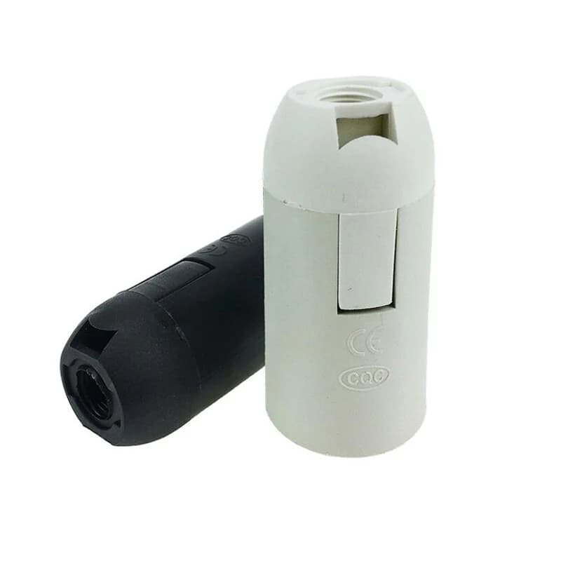 Support de lampe E14 pratique, 10 pièces, anneau d'abat-jour, 2A 250V, 2 couleurs, petit capuchon à 