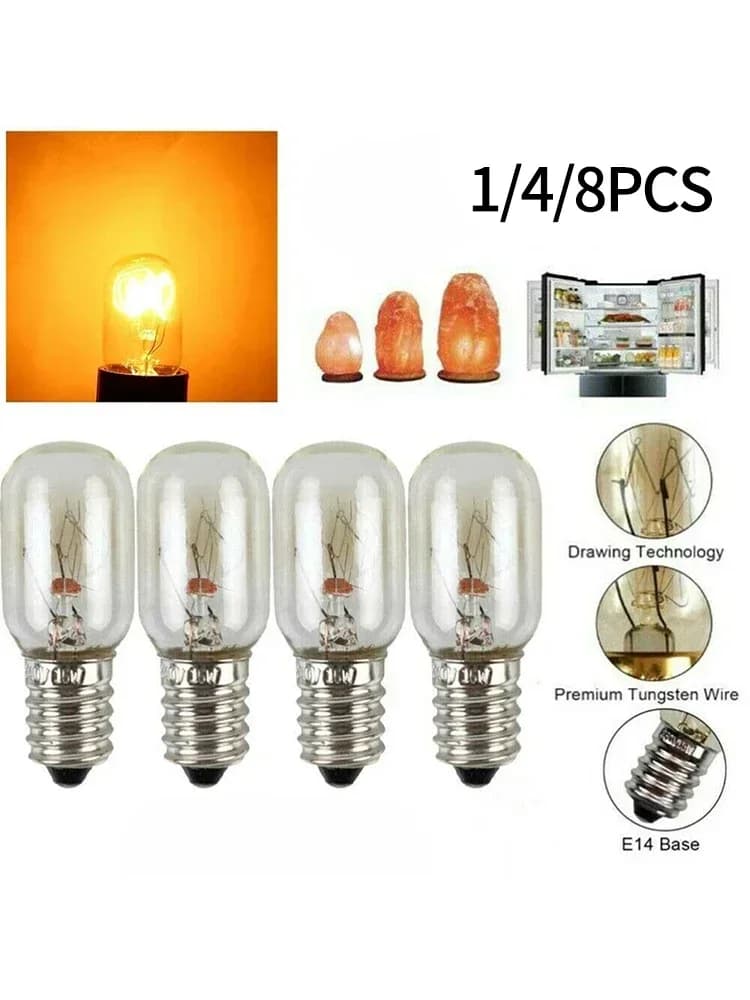Ampoules E14 à sel, Globe pour réfrigérateurs, micro-ondes, appliques murales, accessoires pour appa