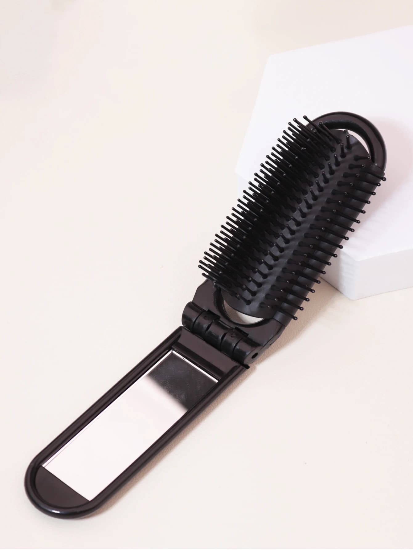 Brosse à cheveux pliante pour miroir de voyage, mini brosse à cheveux de massage portable, adaptée a