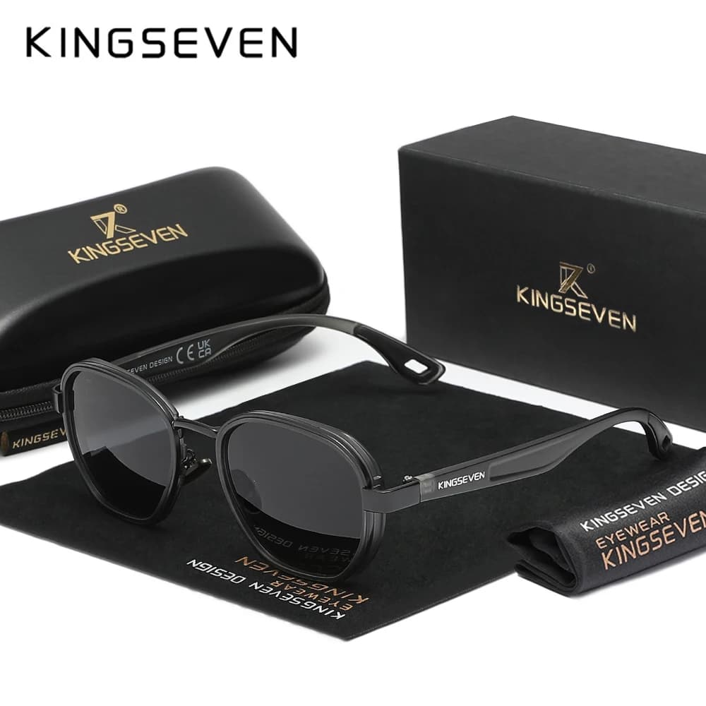 KINGSEVEN flambant neuf lunettes de soleil originales hommes polarisées UV400 luxe lunettes pour fem