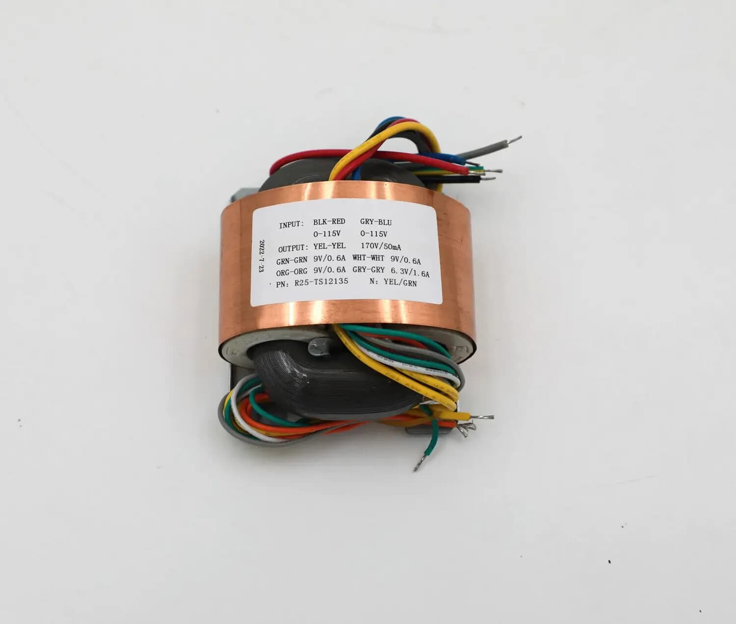Radiateur à tube ondulé R-Core, 35W, 0-115V x 2 à 170V + 6.3V + 9V x 3, pour AD1865 NOS, DIY