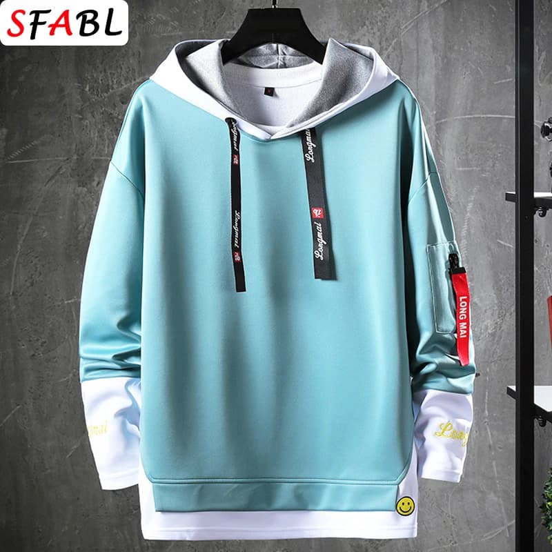 Nouvelle mode hommes sweats à capuche Hip Hop à capuche hommes sweats hommes haut Streetwear décontr