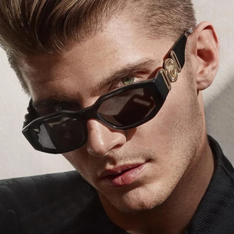 Vintage carré luxe petite monture lunettes de soleil hommes femmes Rectangle marque Design mode carr