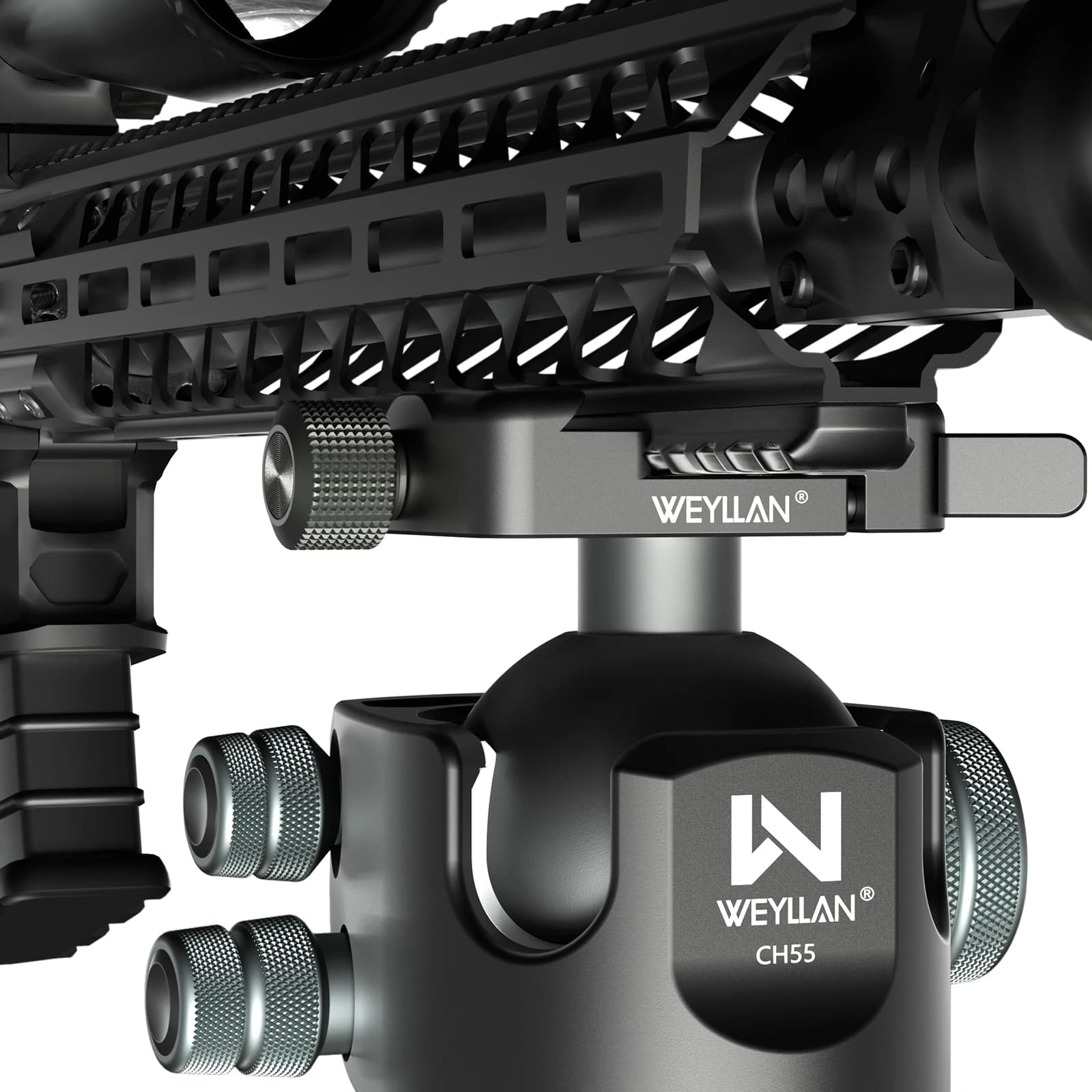 WEYLLAN Pince à dégagement rapide Arca Swiss Pince pour trépied Tête sphérique Plaque à dégagement r