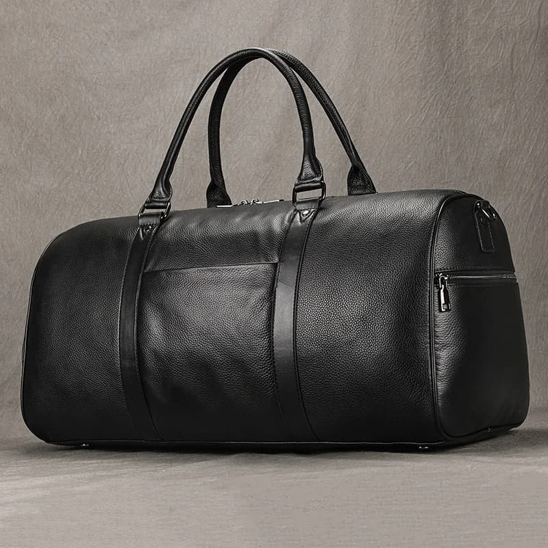 Sac de voyage en cuir de nouveau design à la mode, sac de sport en peau de vache souple, sac de voya