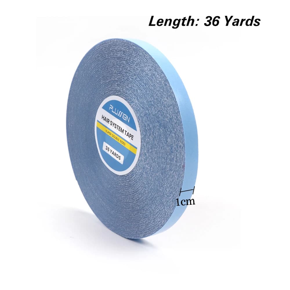 Rouleau de ruban adhésif pour Extensions de cheveux, 36 Yards/rouleau, sans liaison brillante, Doubl