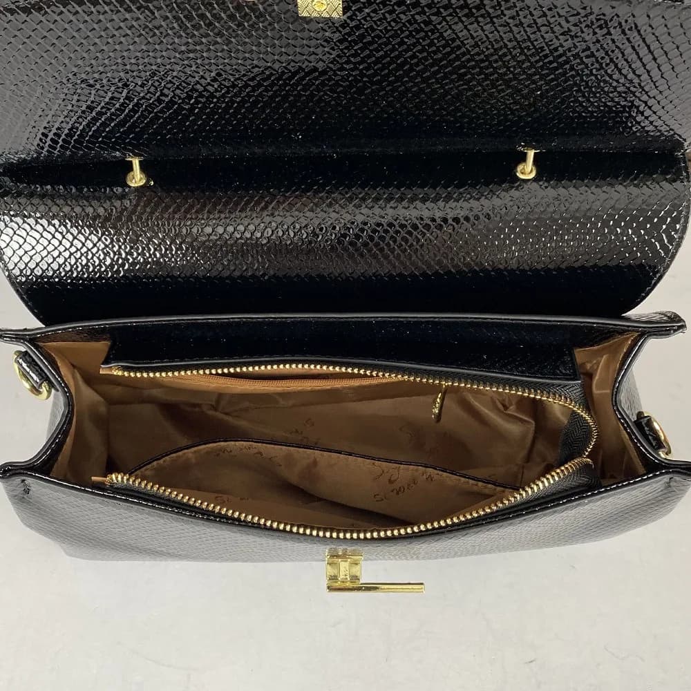 Sac bandoulière polyvalent 2026, motif serpent brillant, sac à main élégant, sac à l'épaule, décontr
