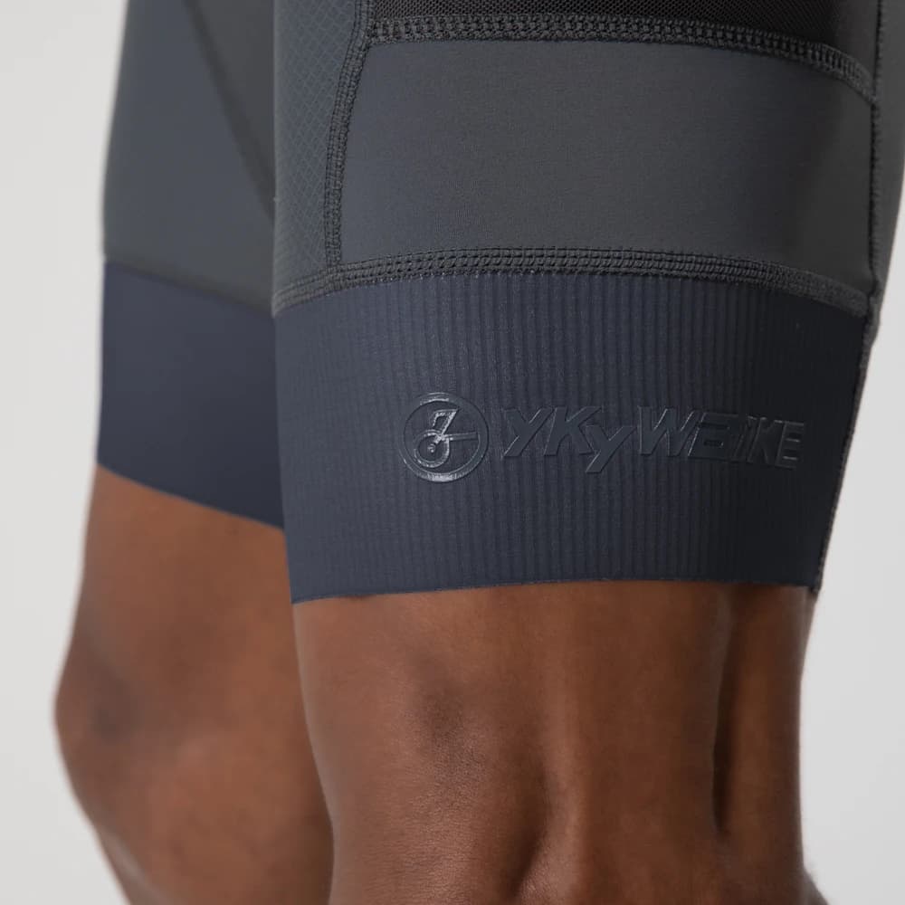 YKYWBIKE Short de cyclisme pour homme Coussin rembourré Antichoc VTT Route Vélo Collants courts Pant