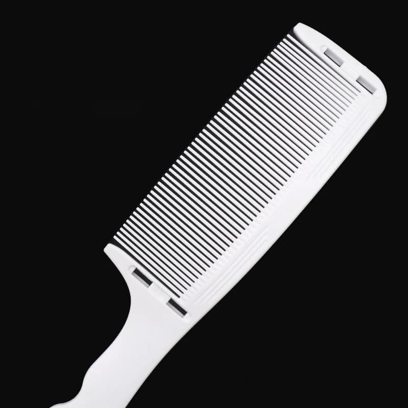 Peigne de positionnement incurvé pour barbier professionnel, 1 pièce, peigne à dessus plat résistant